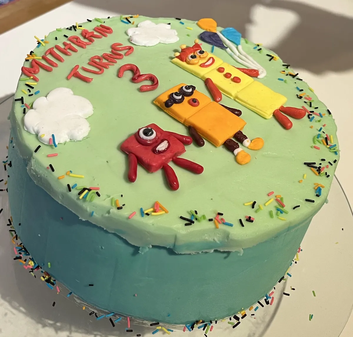Numberblocks cake