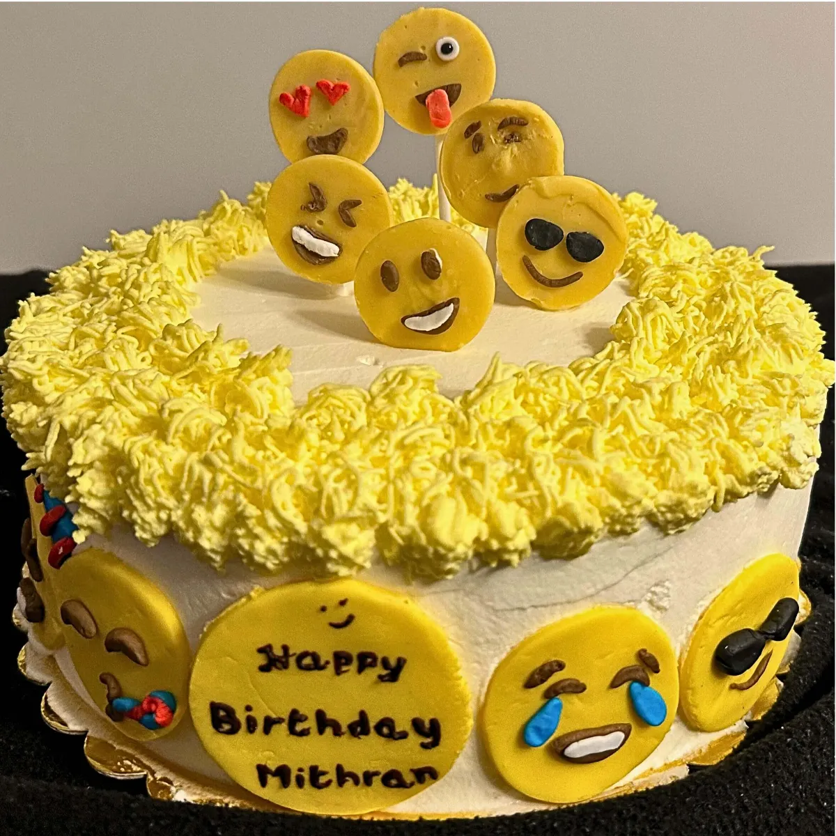 Smiley Birthday Cake