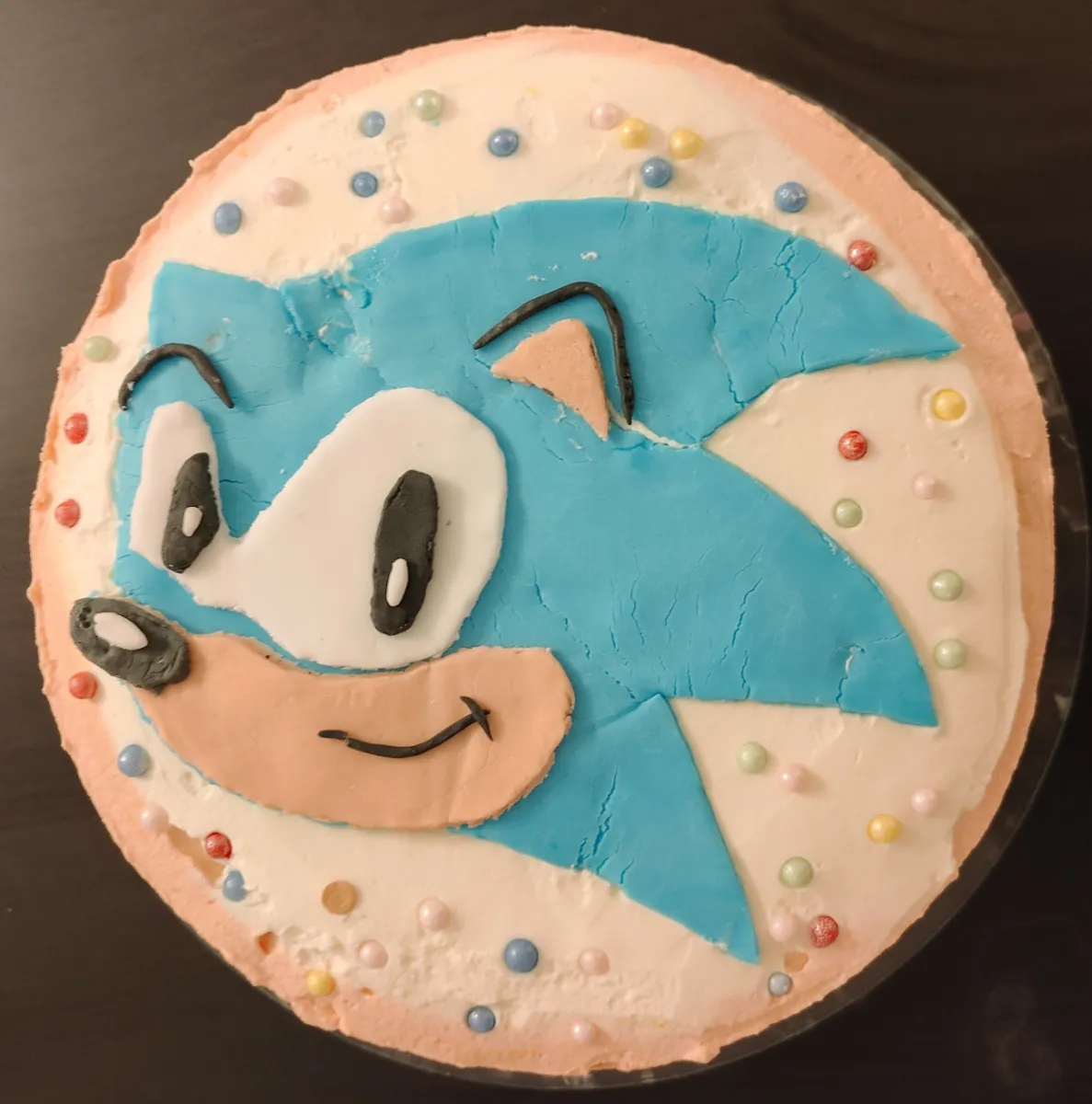 Sonic Birthday Cake
