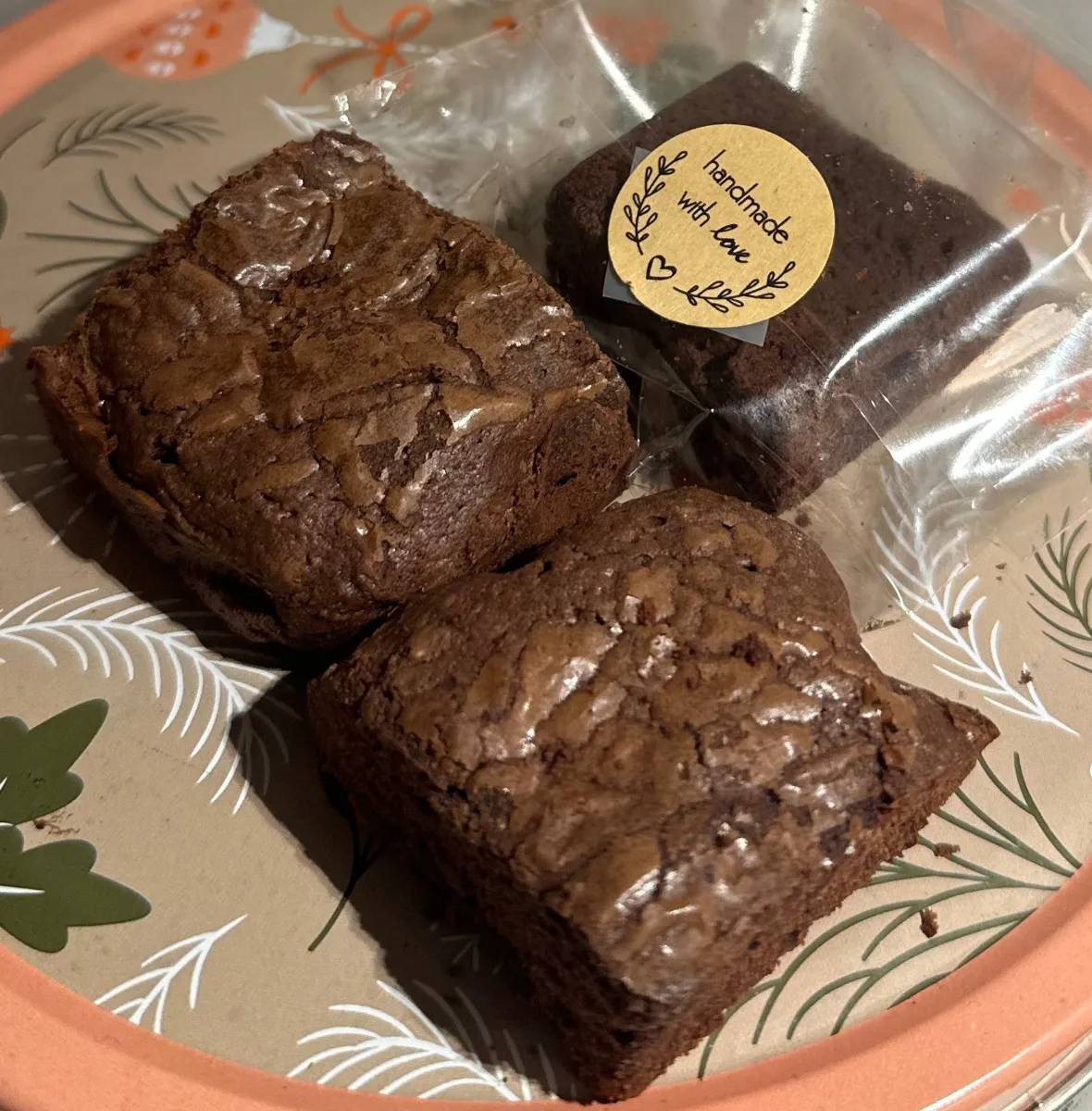Brownies packed
