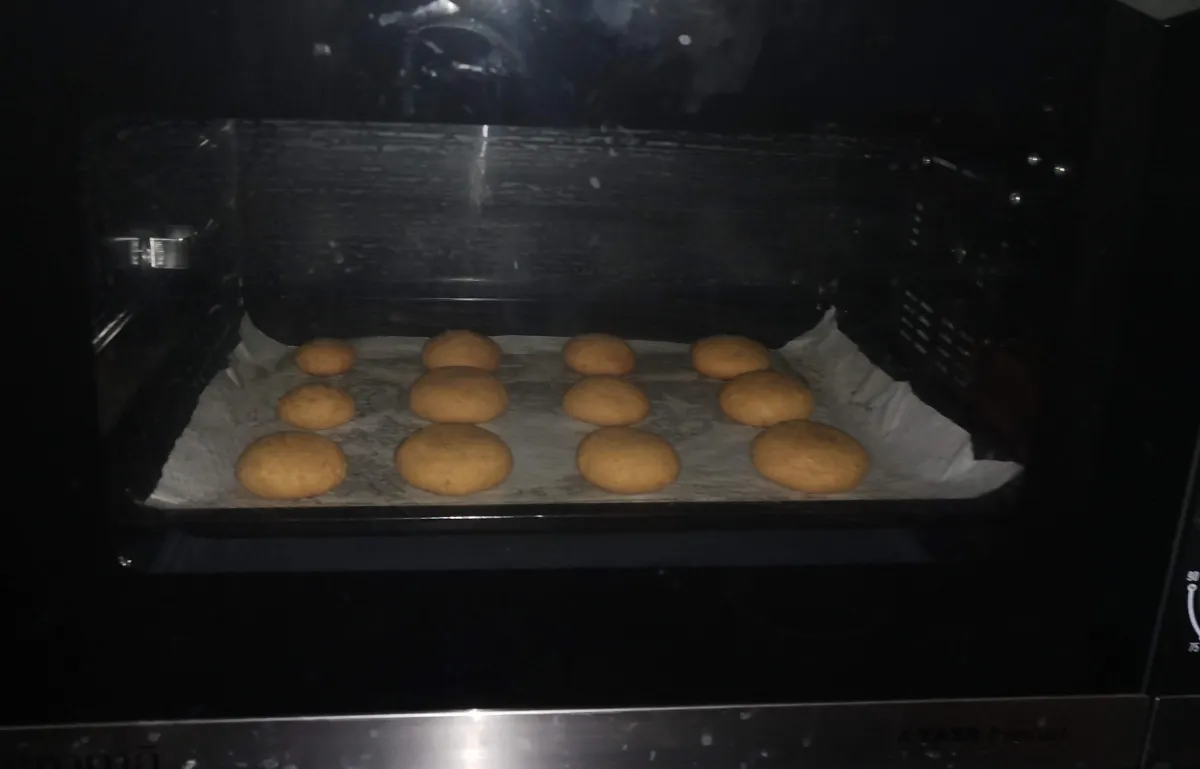 Cookies in the oven